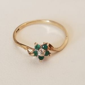 10K Gold Flower Ring